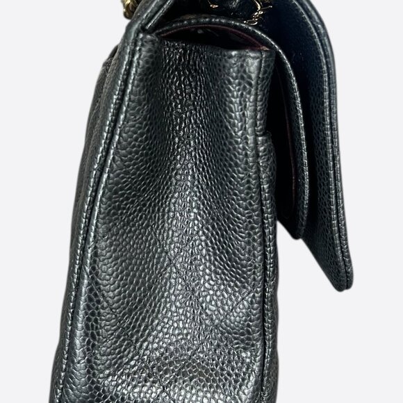Chanel Black Caviar Quilted Medium Flap Bag - Picture 2 of 8